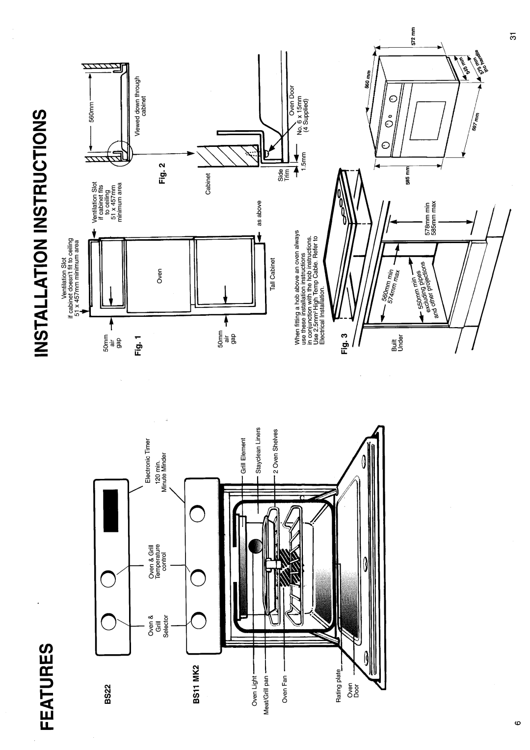 Hotpoint BS11 MK2 manual 