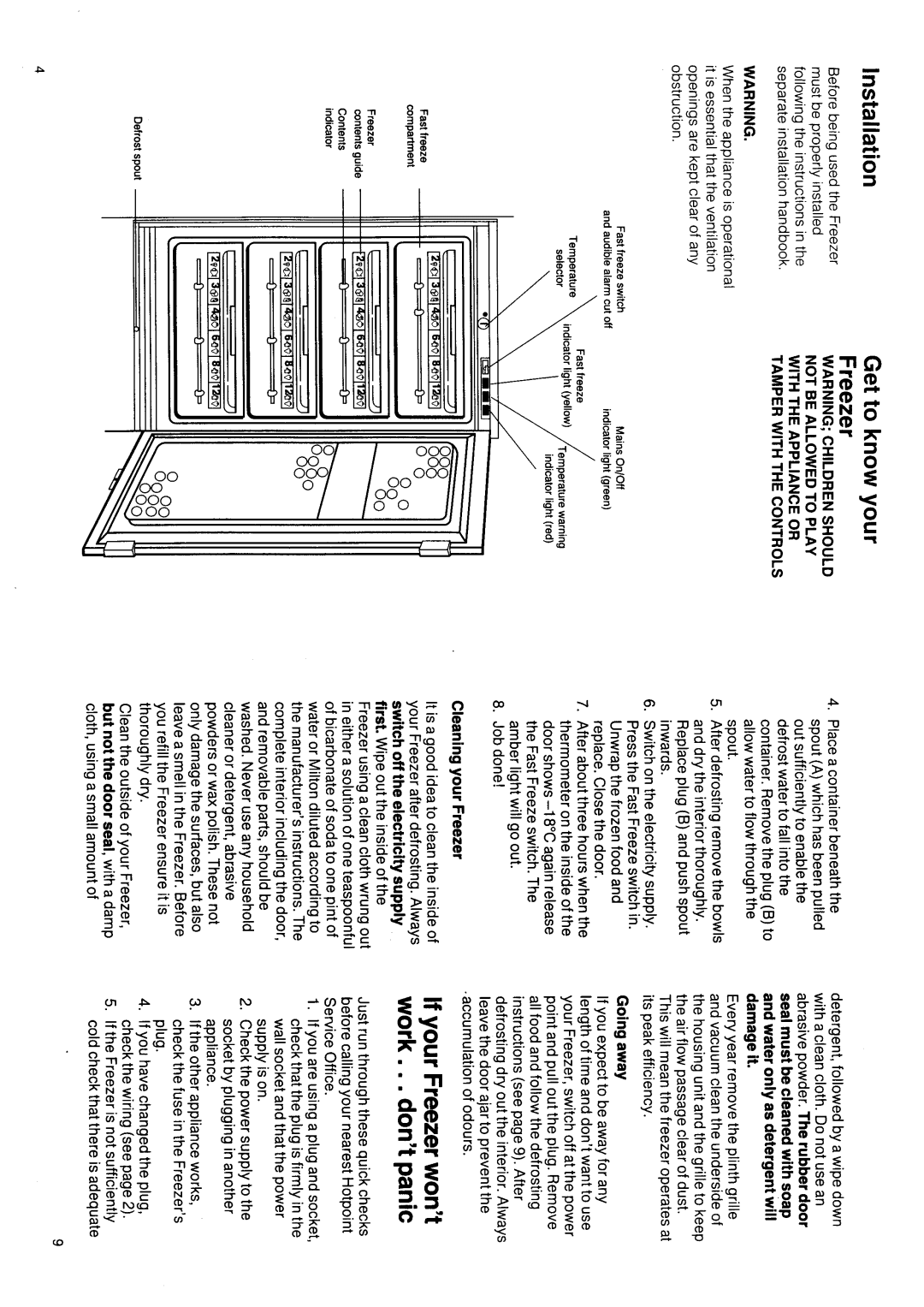 Hotpoint BZ71 manual 