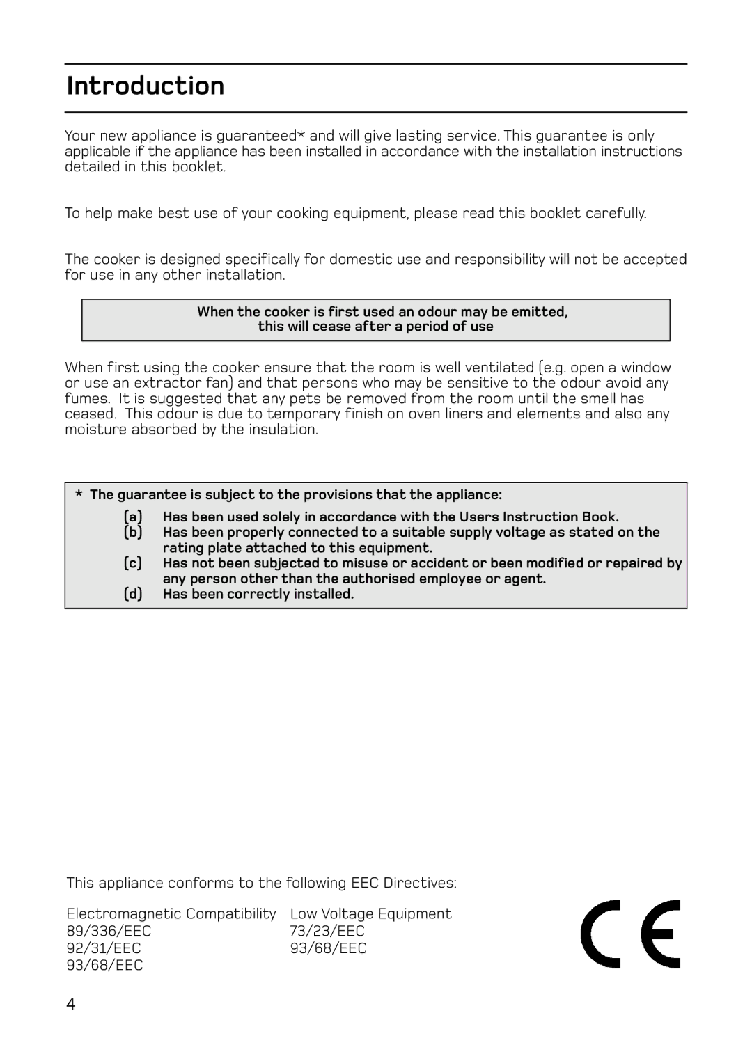 Hotpoint C367E, C368, ARC60, 61DC manual Introduction 