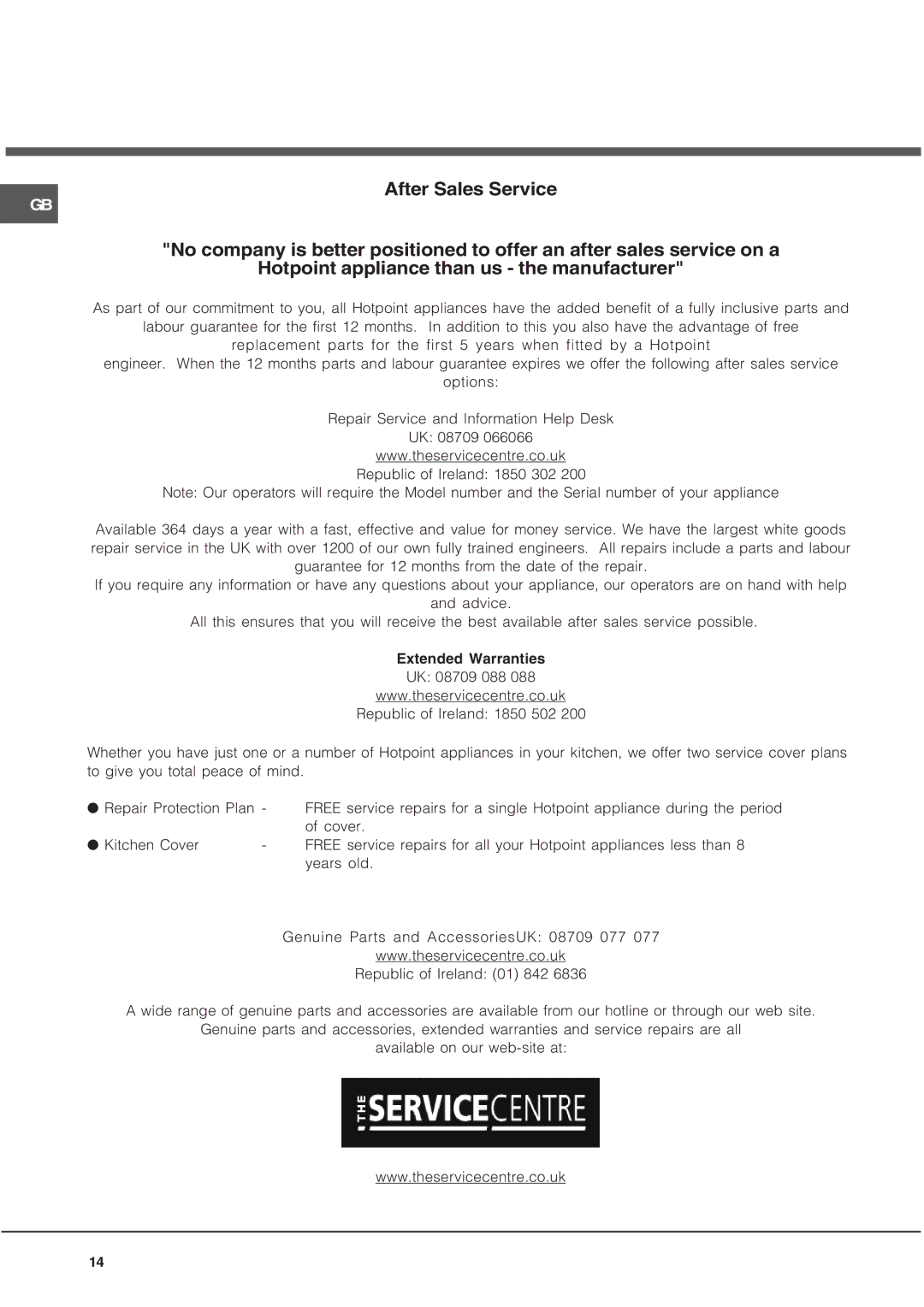 Hotpoint CRO 742 DO B, CRO 642 D B operating instructions 