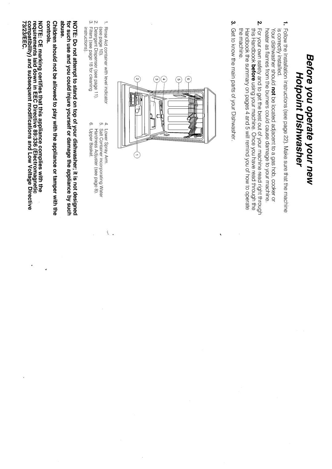 Hotpoint DC23/24 manual 
