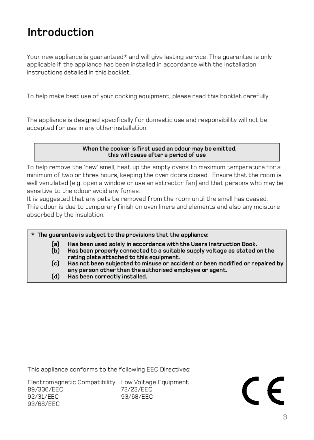 Hotpoint BD62 Mk2, DE47X1, DQ47 Mk2, BD52 Mk2 manual Introduction 