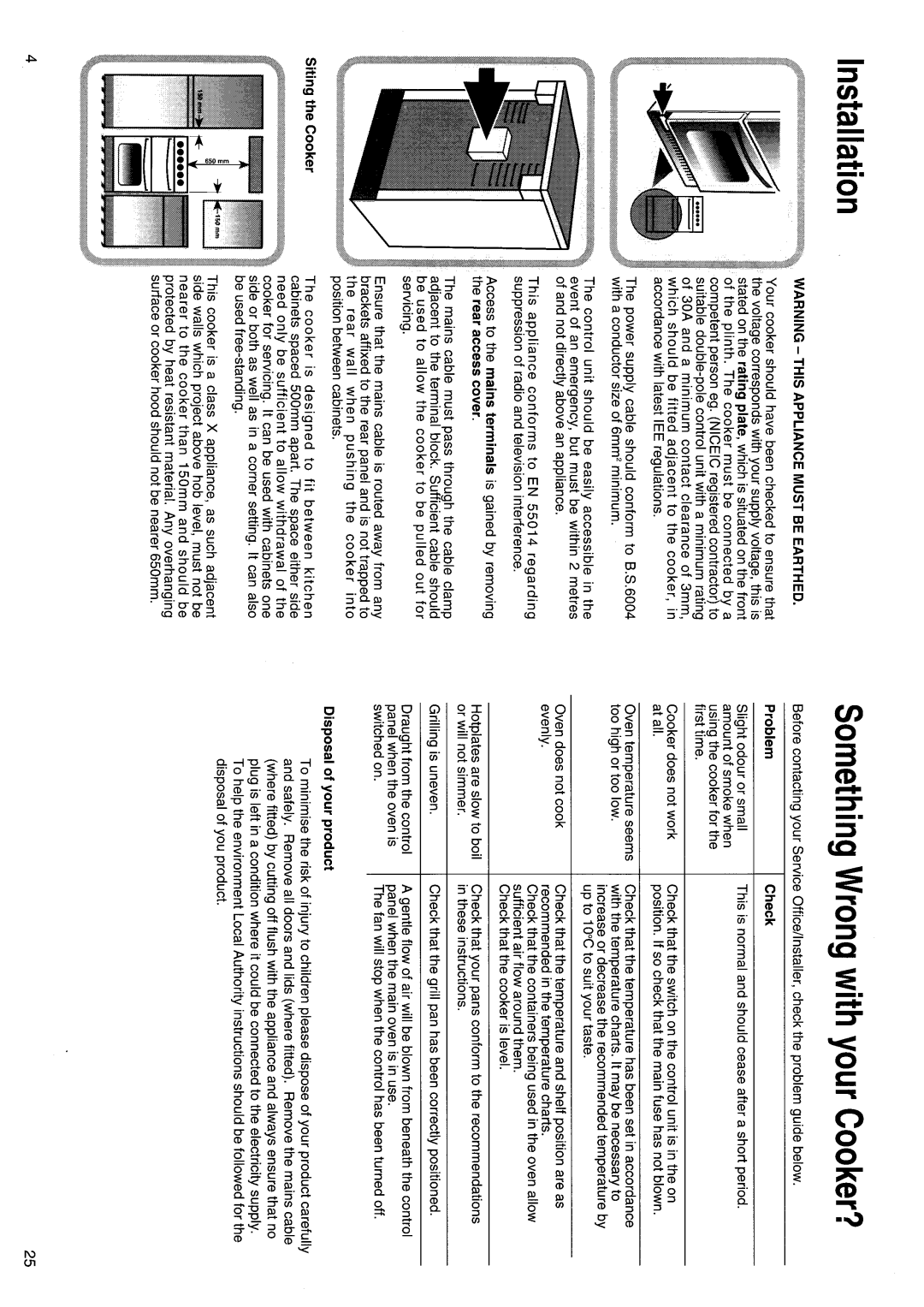 Hotpoint EW20 manual 