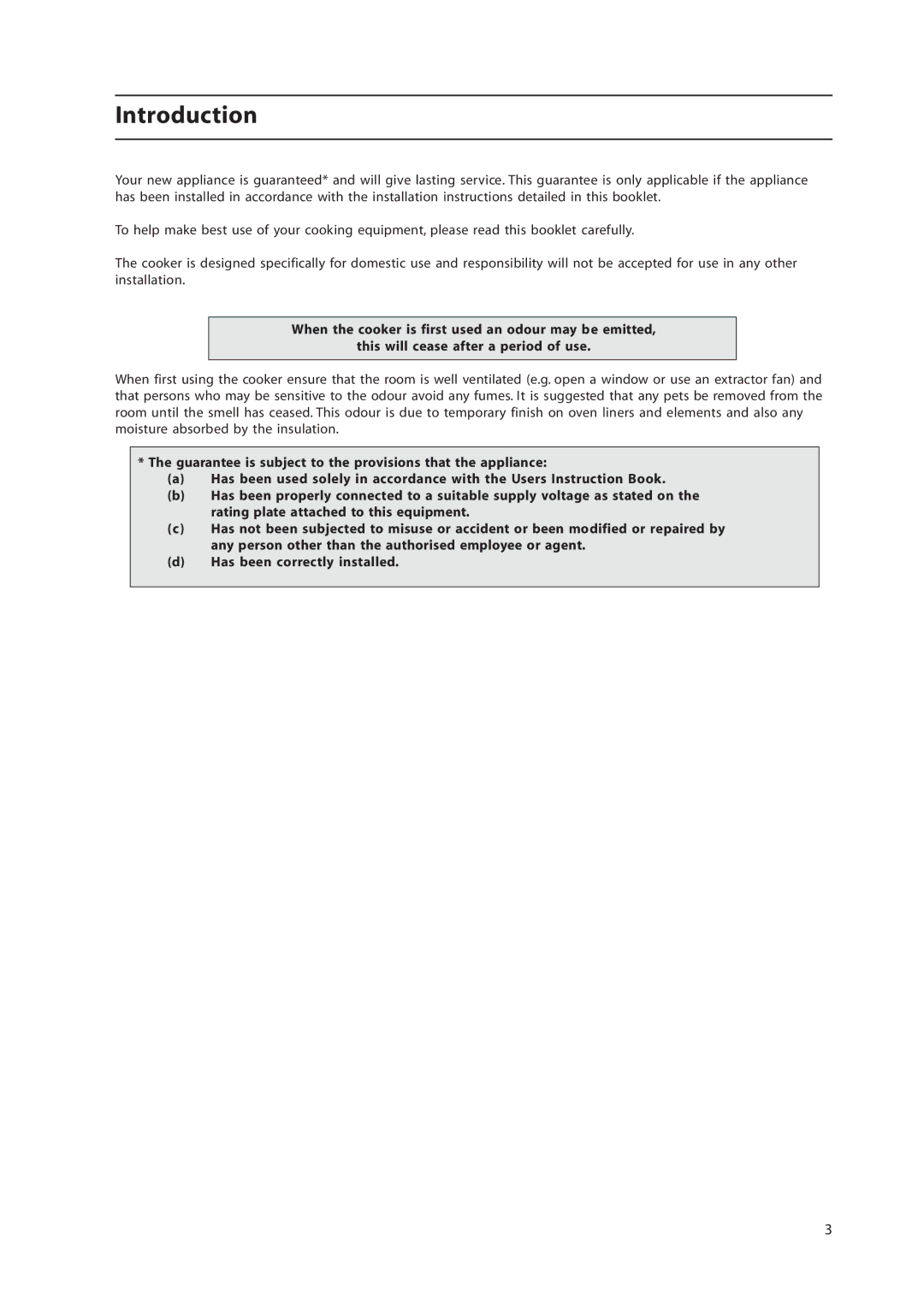 Hotpoint EW36G manual Introduction 