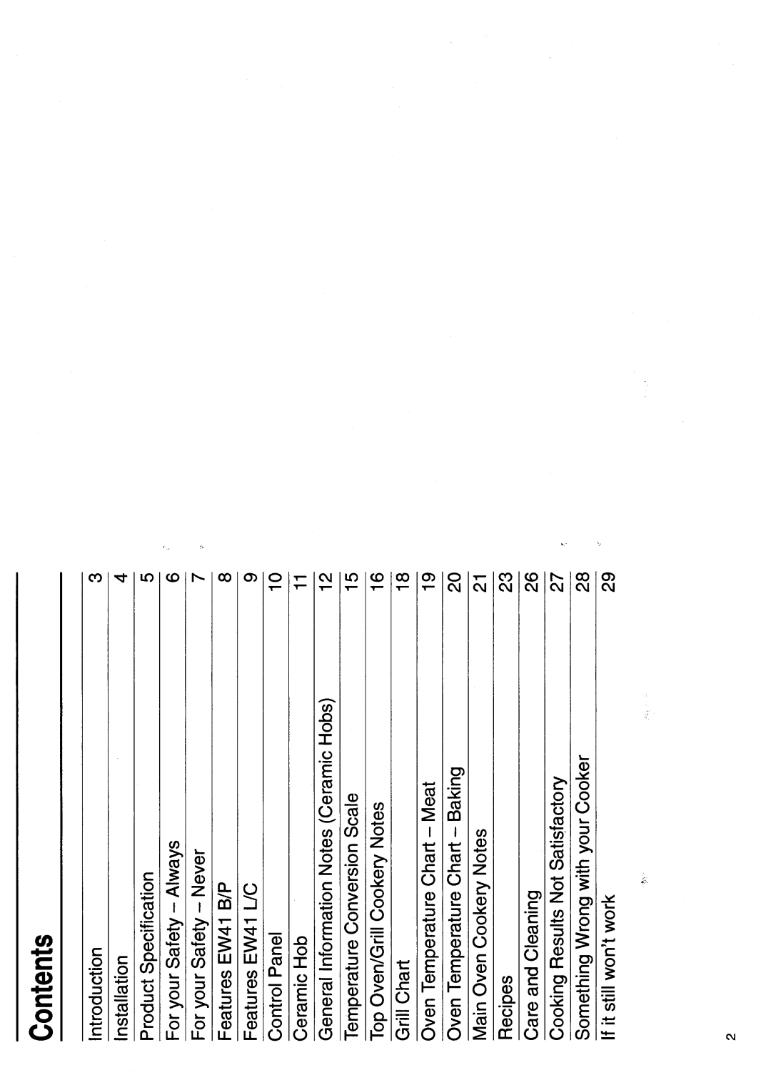 Hotpoint EW41 manual 