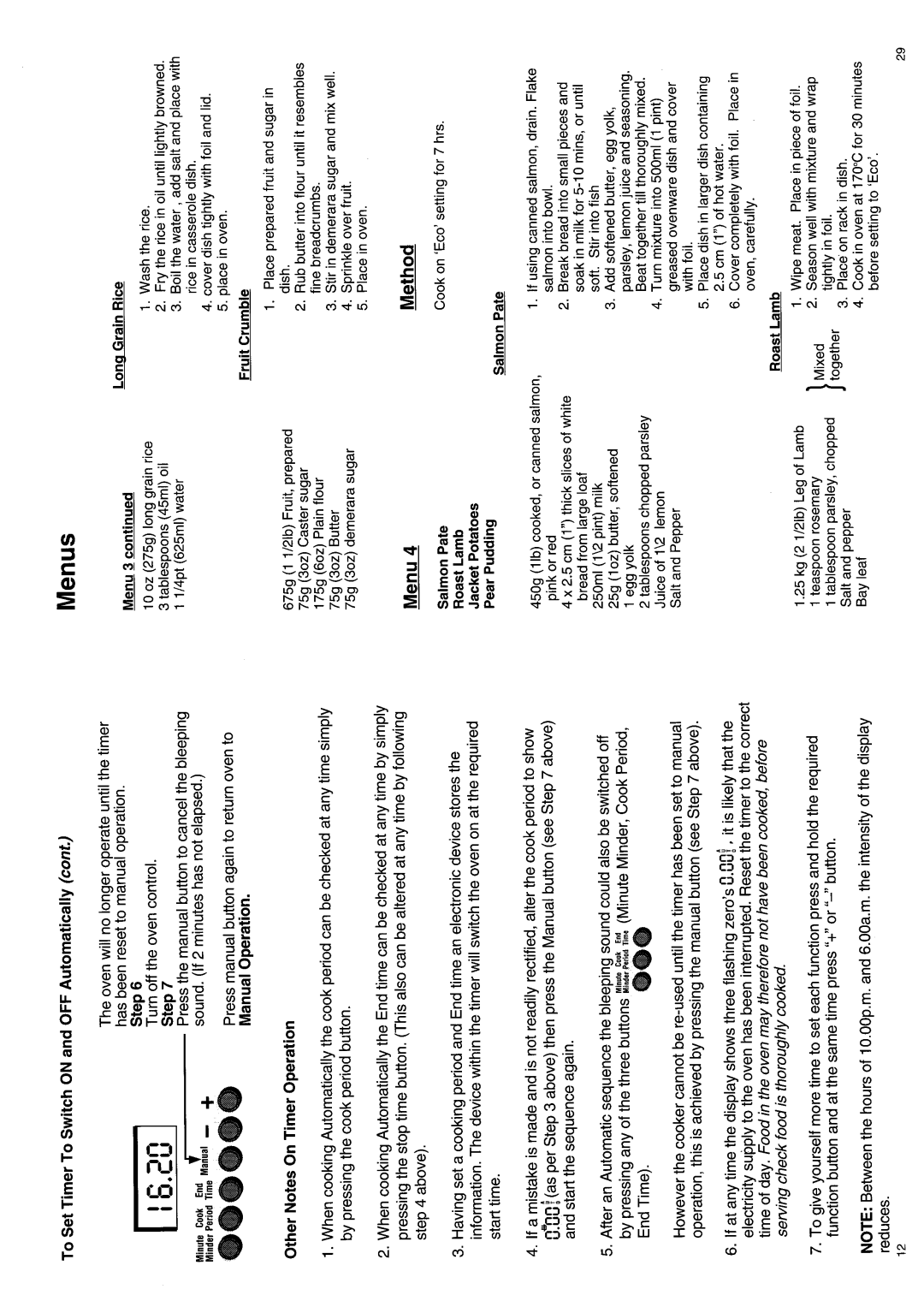 Hotpoint EW71 manual 