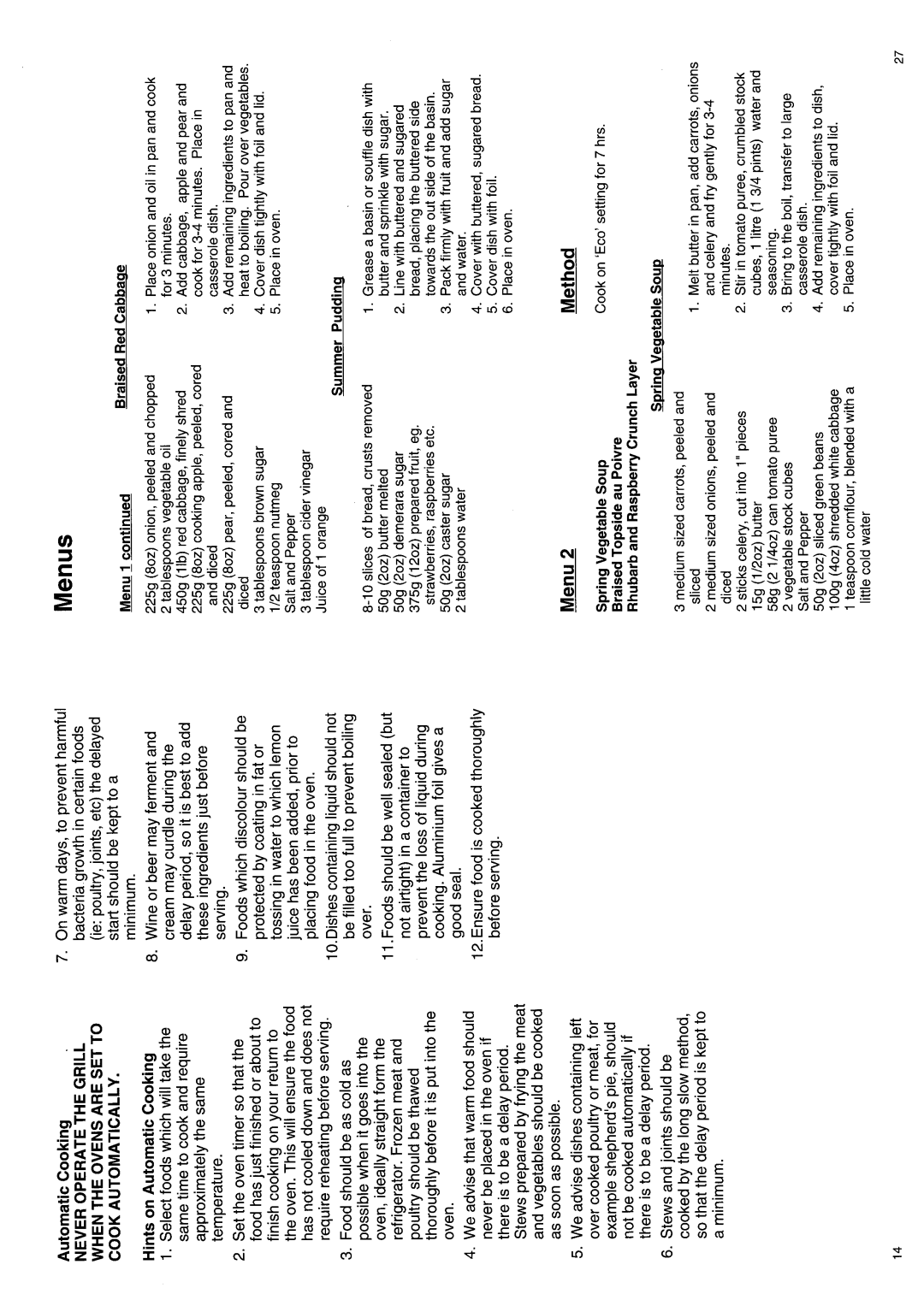 Hotpoint EW71 manual 