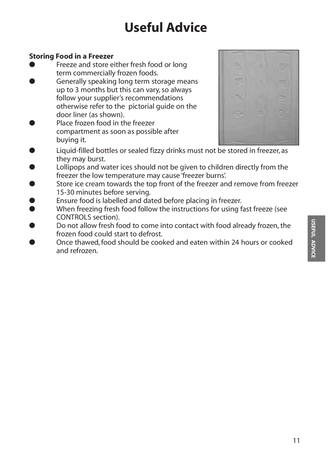 Hotpoint FZM80 manual Storing Food in a Freezer 