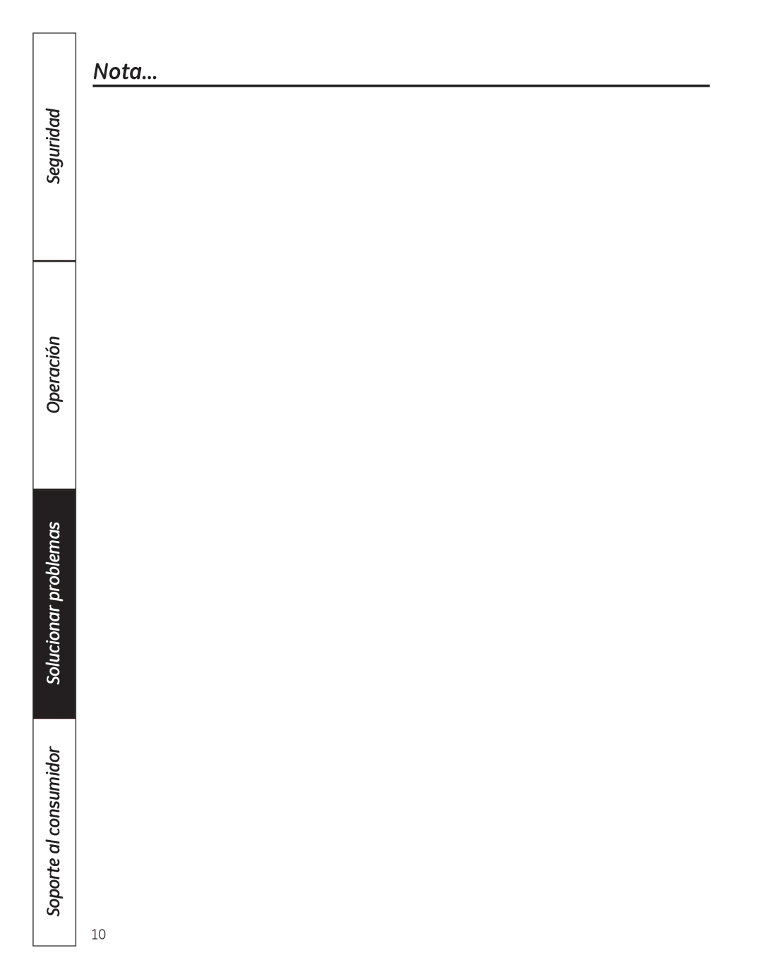 Hotpoint G134 operating instructions Nota… 