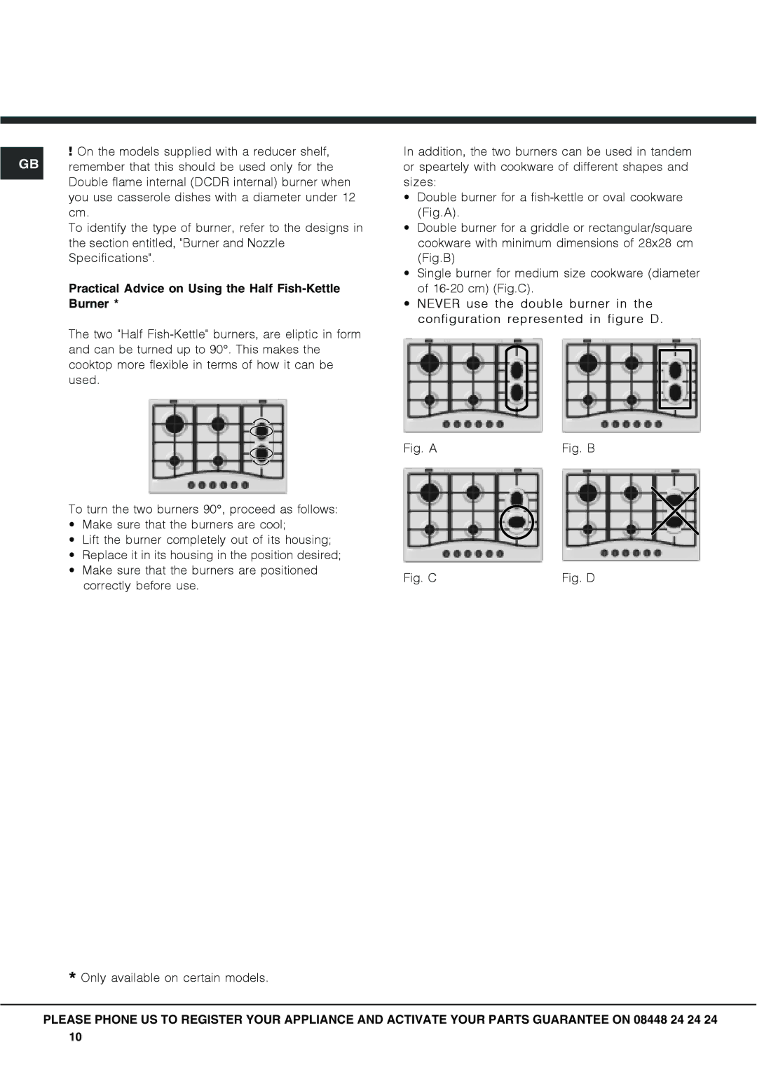 Hotpoint GC640IX specifications Fig.A 