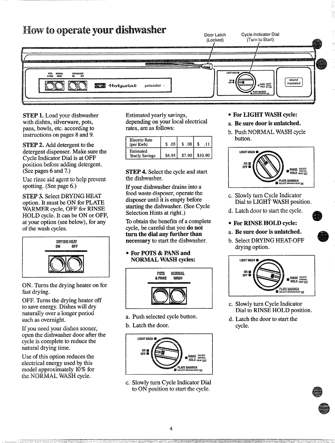 Hotpoint HDA787, HDA797 warranty Your dishwasher, No~Al 