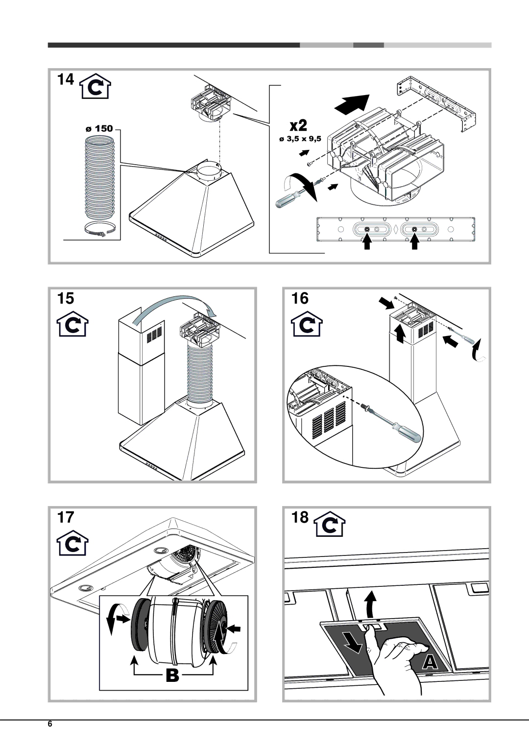 Hotpoint HHC6.7AM(BK), HHC6.7AM(WH) manual 150 