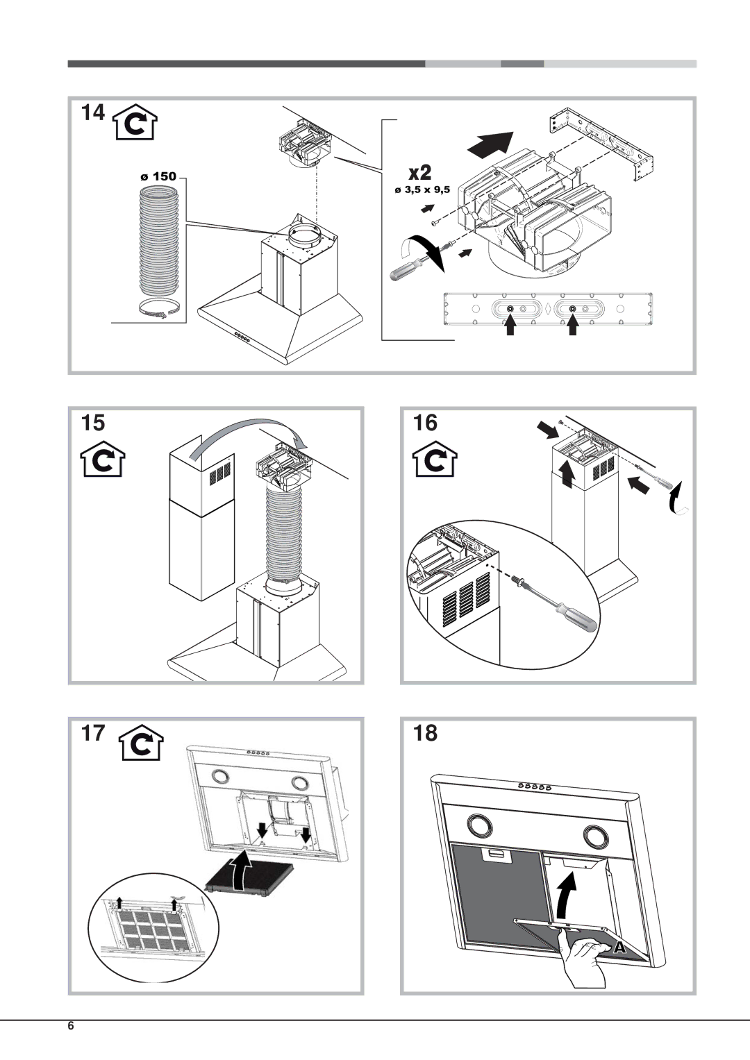 Hotpoint HHC9.7AB, HHC6.7ABI, HHC7.7AB, HHC6.7ABK manual 150 