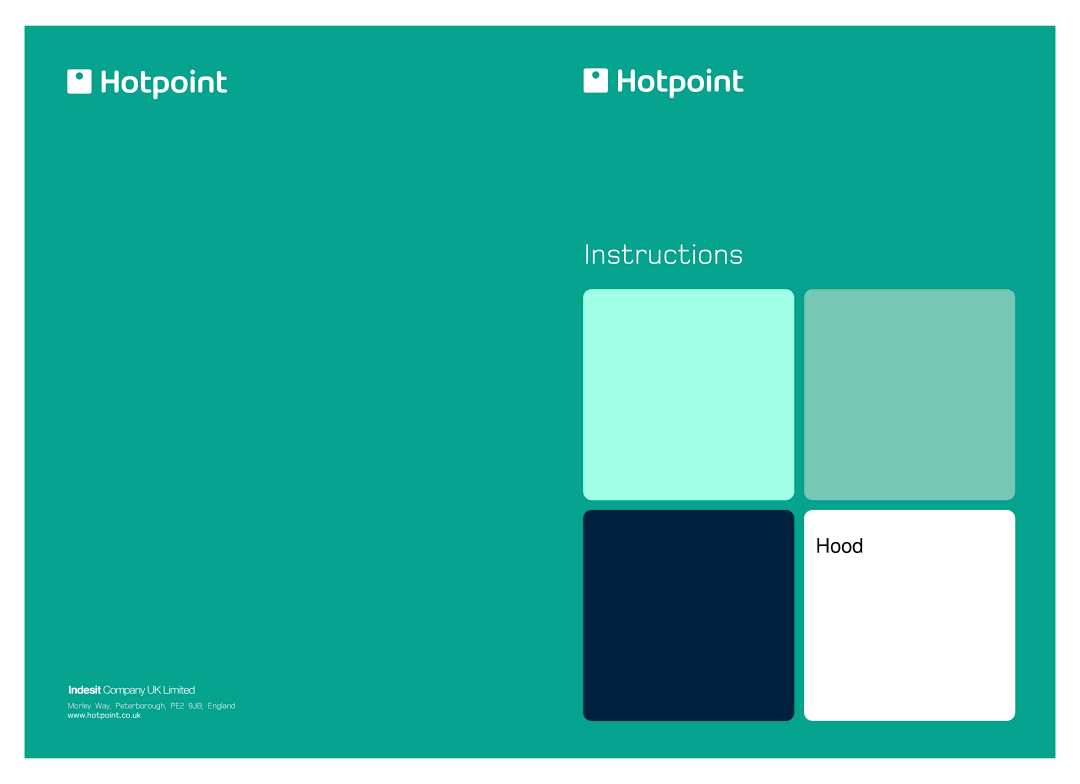 Hotpoint HS93X, HS63X, HS93I, HS73X manual Instructions 