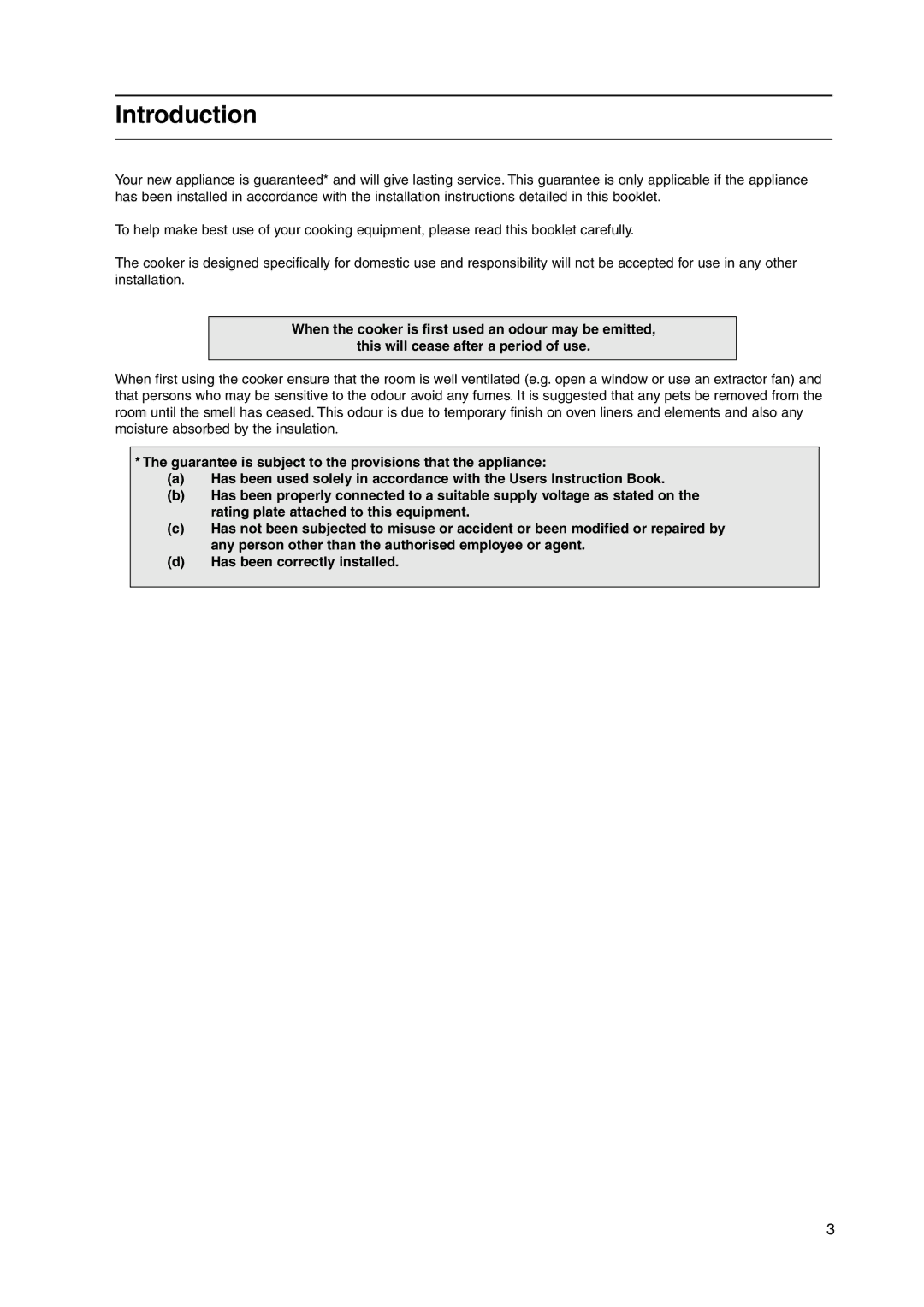 Hotpoint HW150EW manual Introduction 