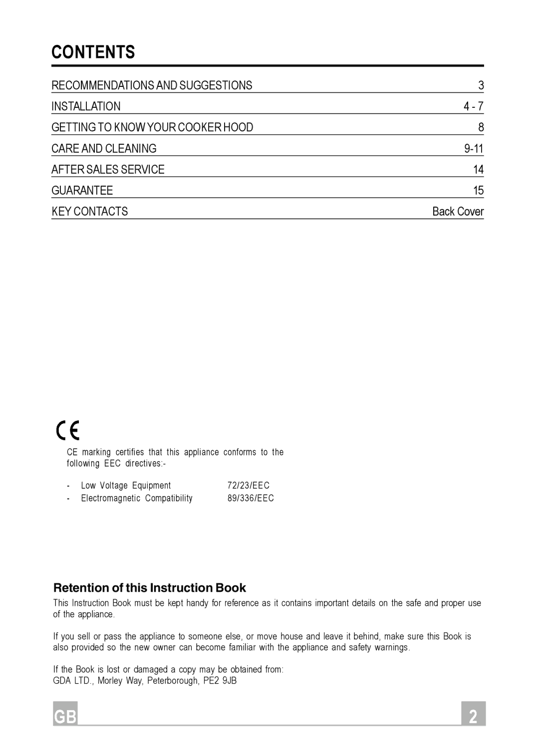 Hotpoint HX901X manual Contents 