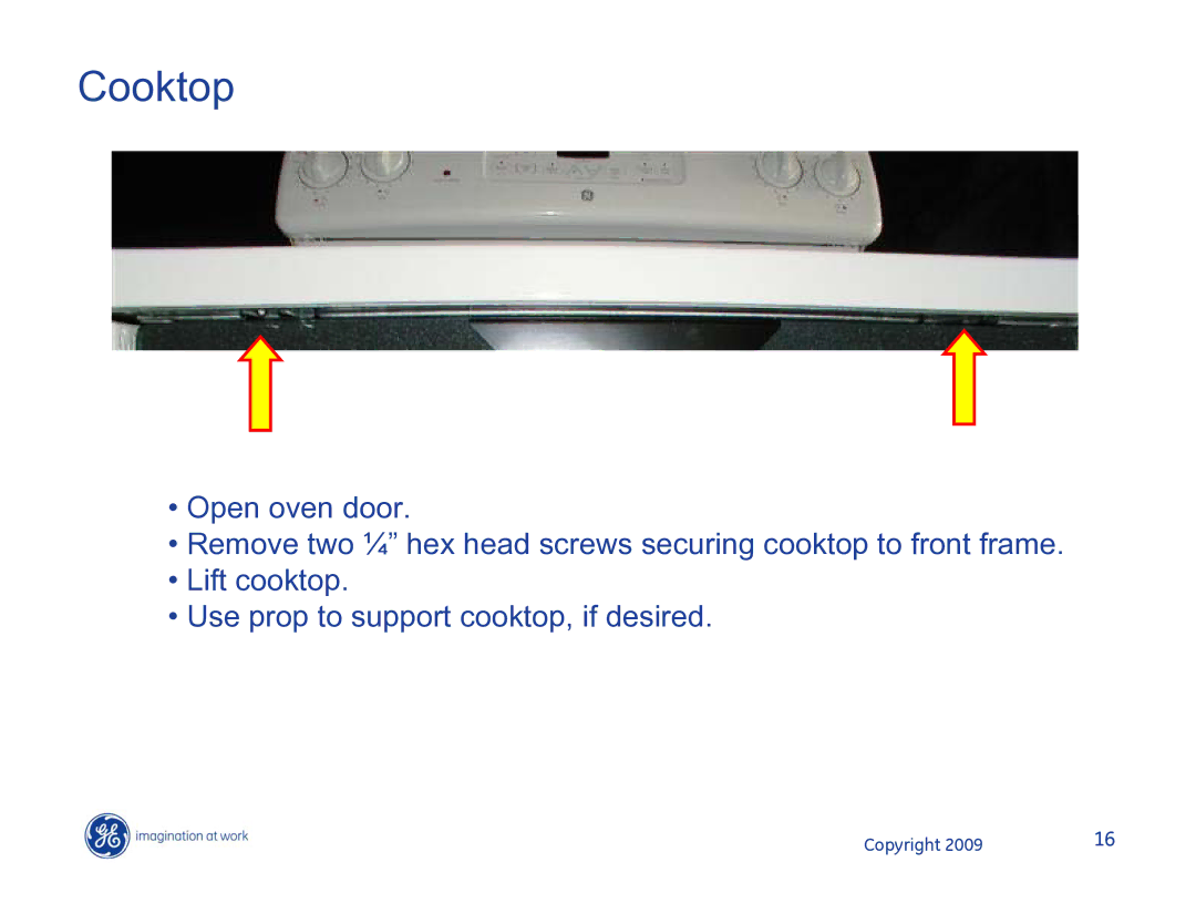 Hotpoint JB400SPSS, JB400DP1WW, JB400DP1BB manual Cooktop 