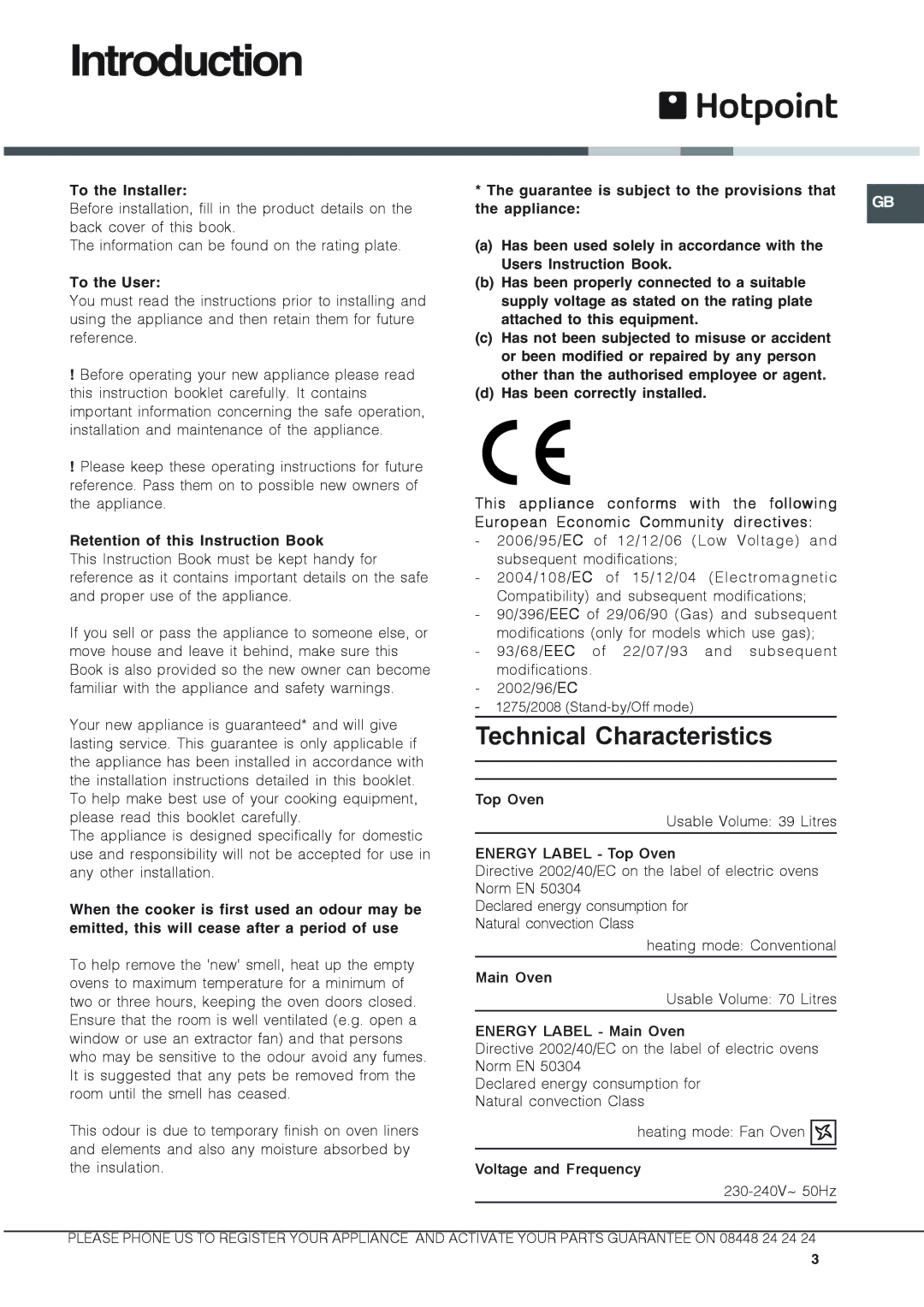 Hotpoint KSD 99 CX S manual Introduction 