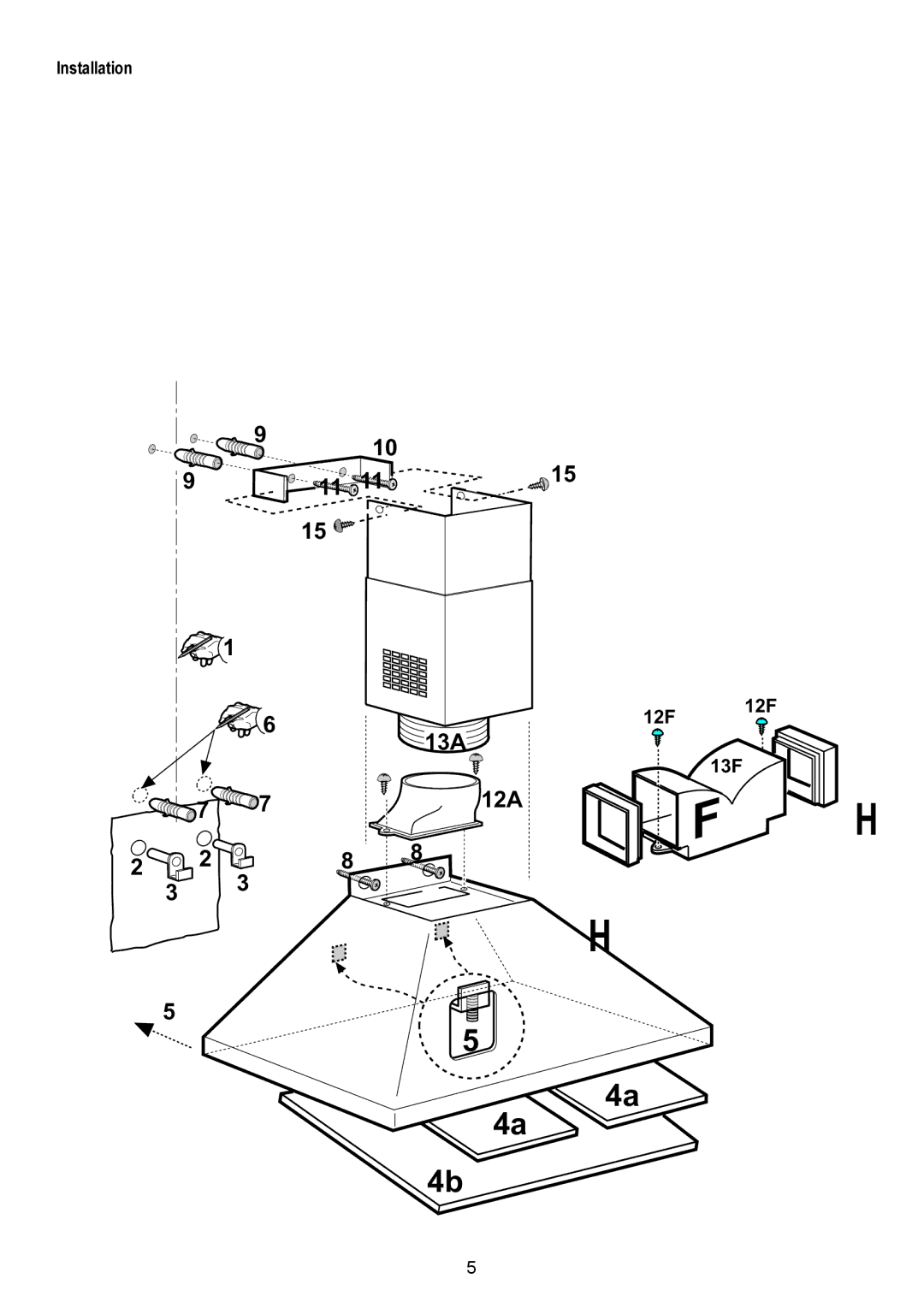 Hotpoint LI2I2A manual 12F 