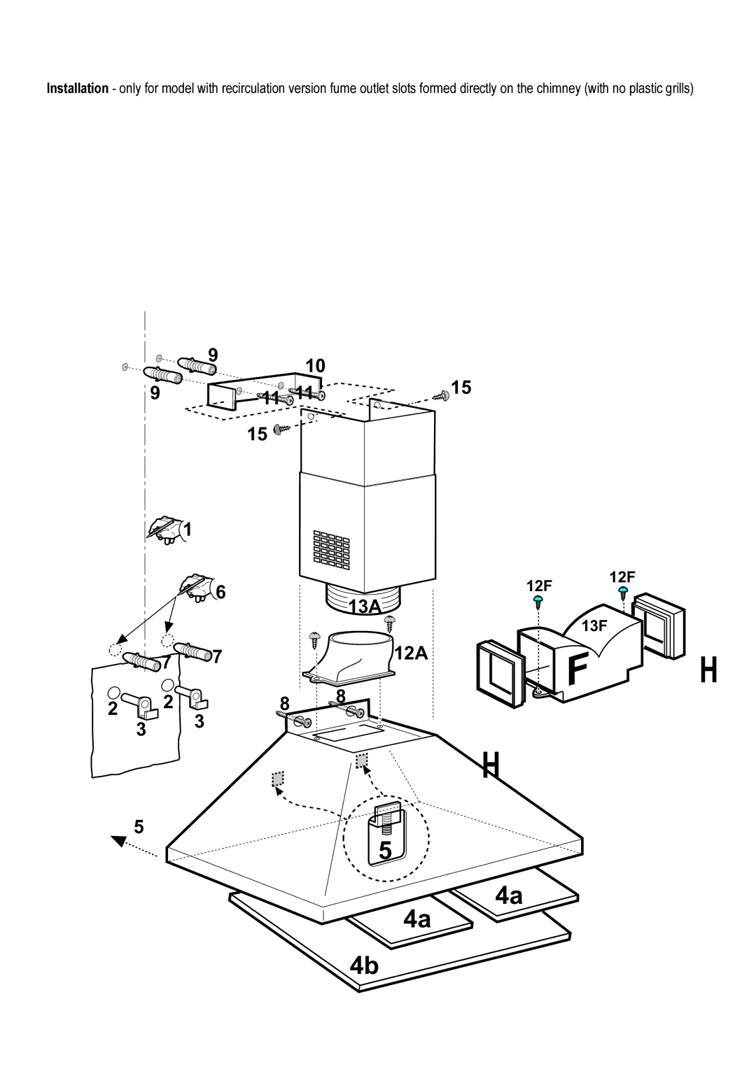 Hotpoint LI2JBA manual 12F 