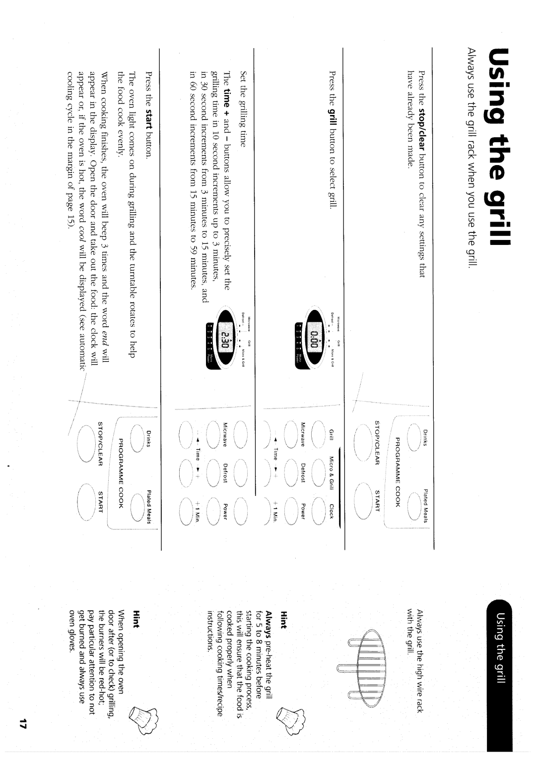 Hotpoint MG23N/H manual 