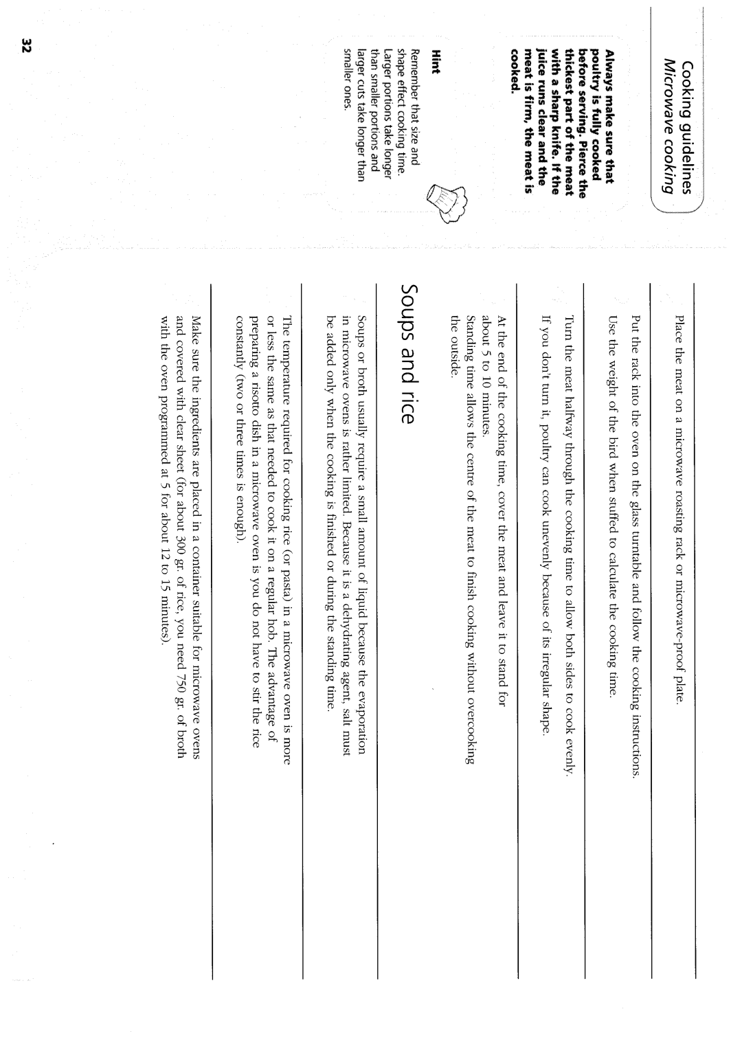 Hotpoint MW33N/H manual 