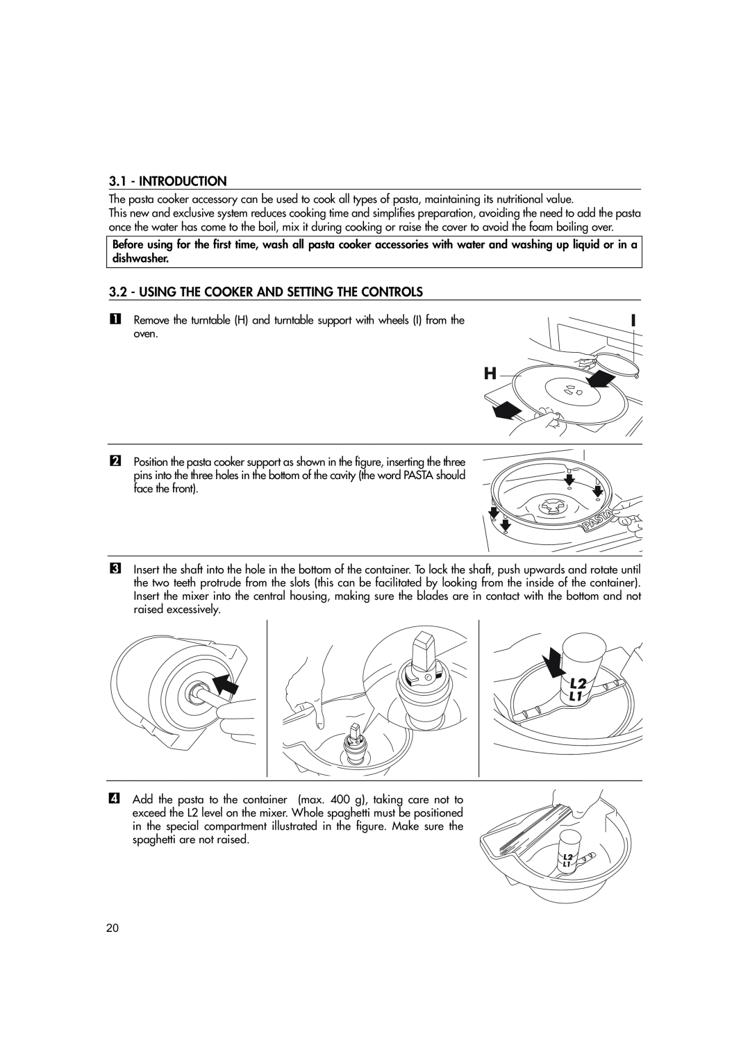 Hotpoint MWHZ33 manual Introduction, Using The Cooker And Setting The Controls 