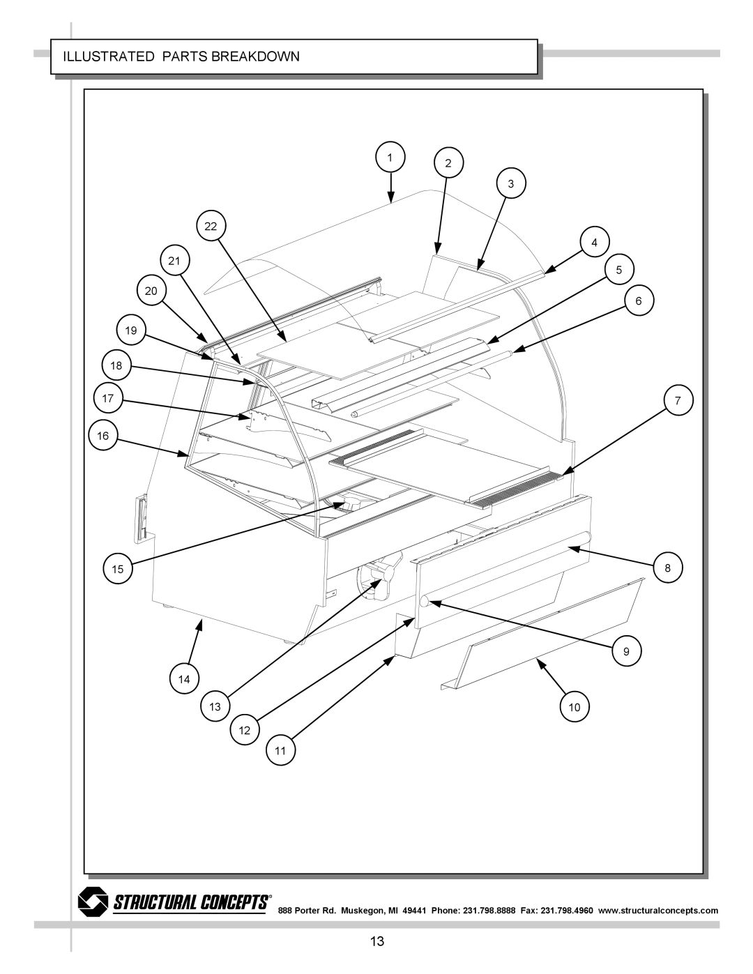 Hotpoint RCG7748R, RCG4848R, RCG5948R manual Illustrated Parts Breakdown 