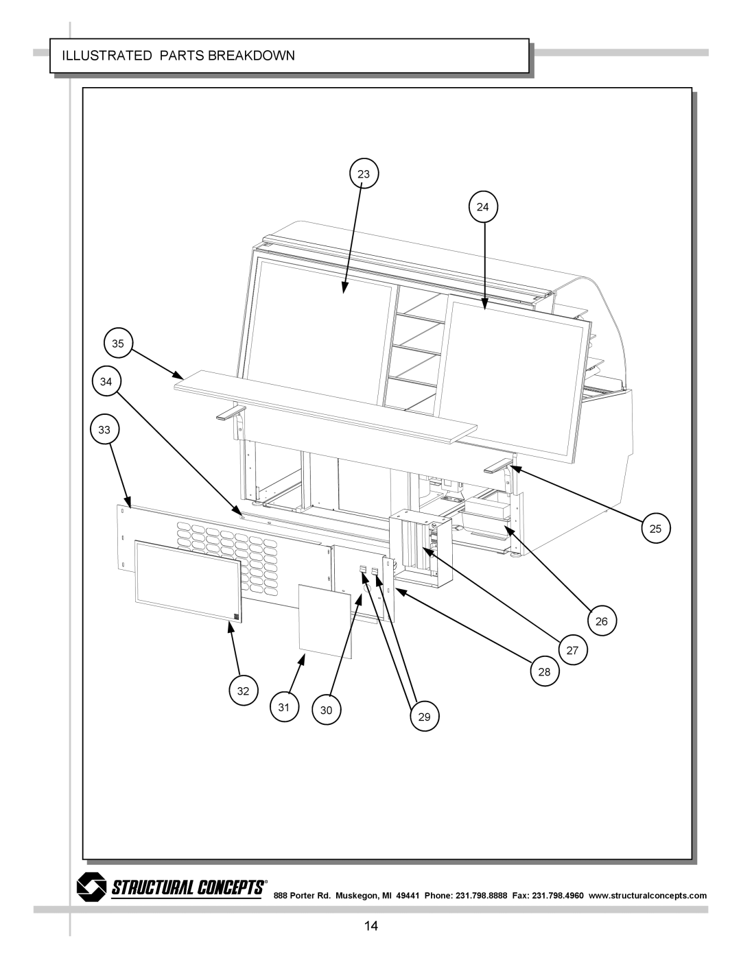 Hotpoint RCG5948R, RCG4848R, RCG7748R manual Illustrated Parts Breakdown 