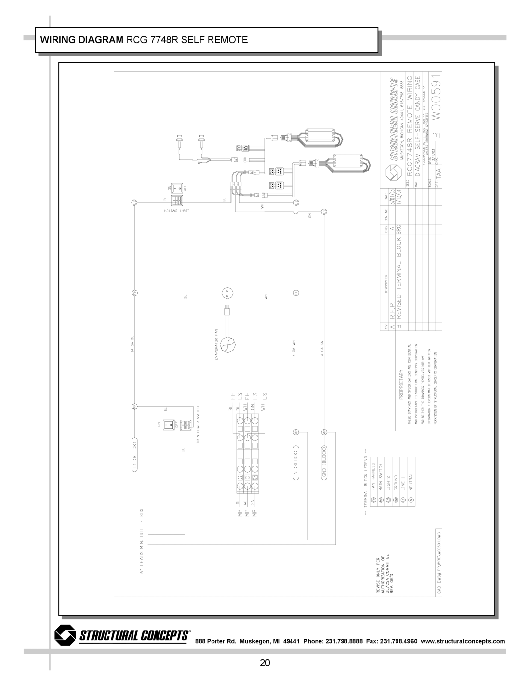 Hotpoint RCG5948R, RCG4848R, RCG7748R manual Wiring Diagram RCG 7748R Self Remote 