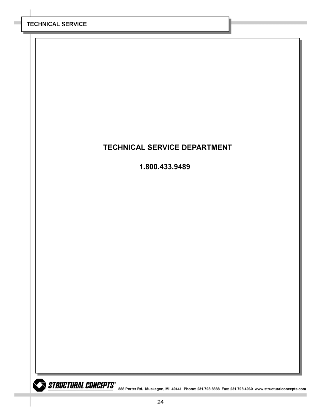 Hotpoint RCG4848R, RCG7748R, RCG5948R manual Technical Service Department 