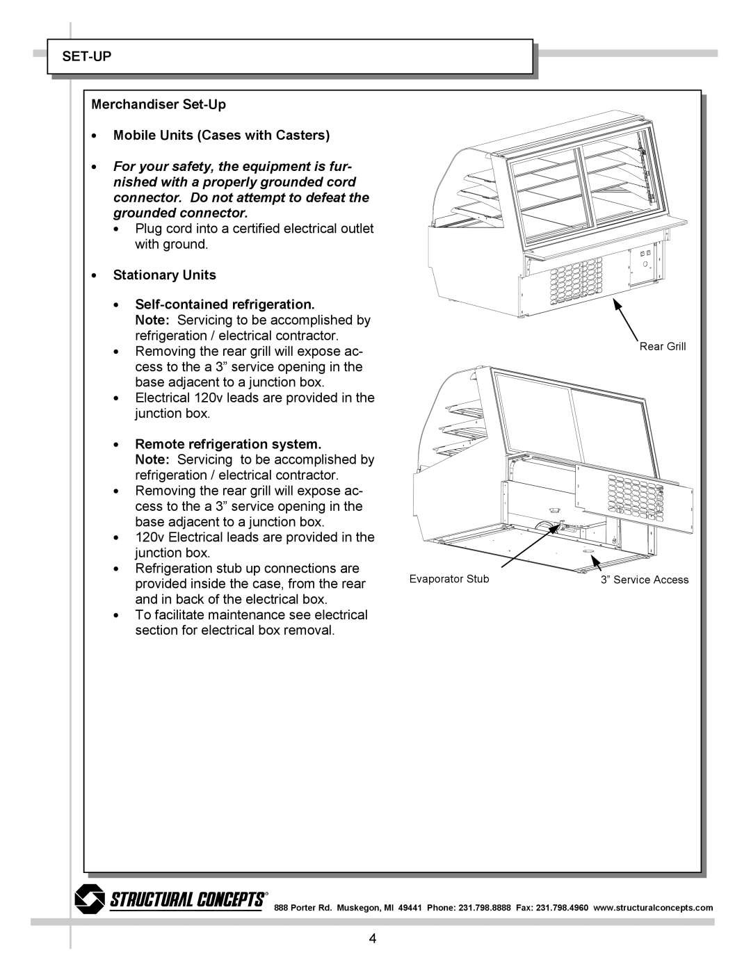 Hotpoint RCG7748R, RCG4848R, RCG5948R manual Set-Up 