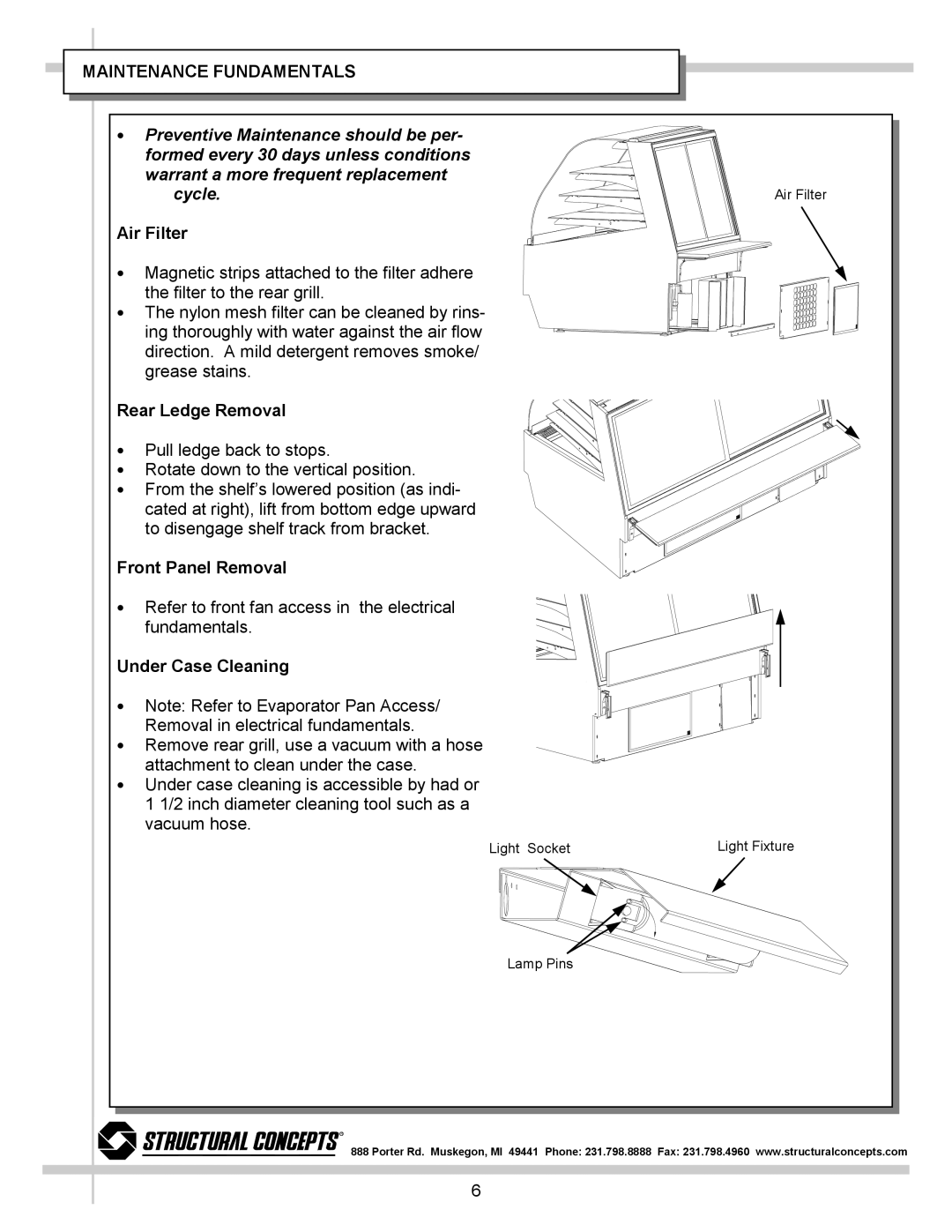 Hotpoint RCG4848R, RCG7748R, RCG5948R manual Maintenance Fundamentals 