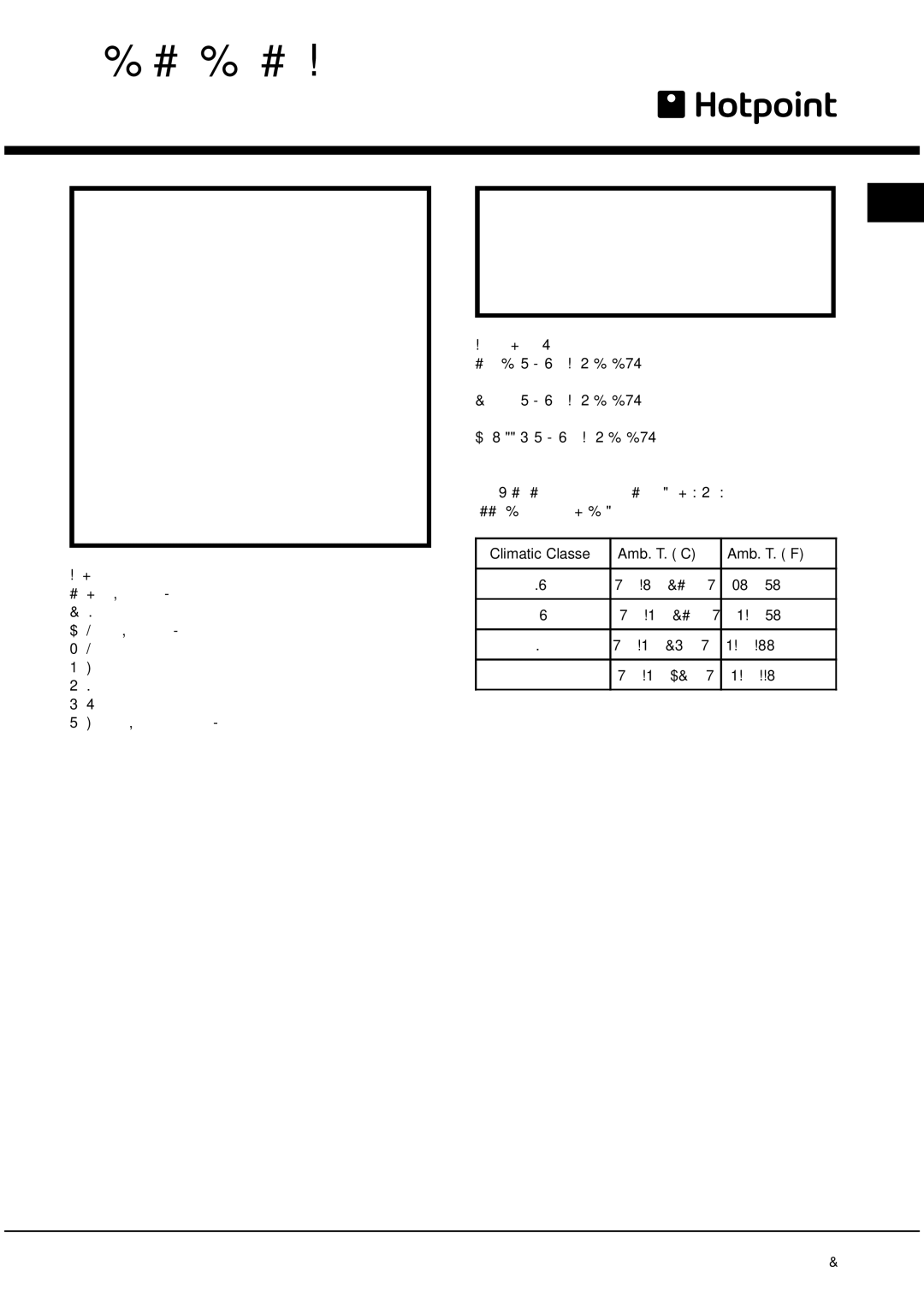 Hotpoint RCNAA53, RCNAA33 manual Product description 