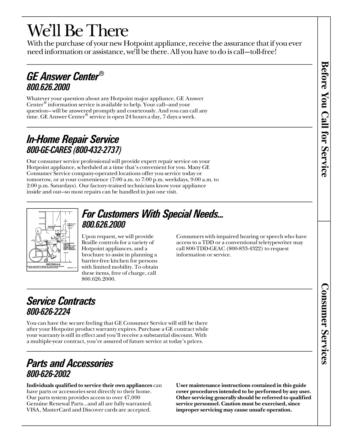 Hotpoint RGB744 installation instructions We’ll Be There 