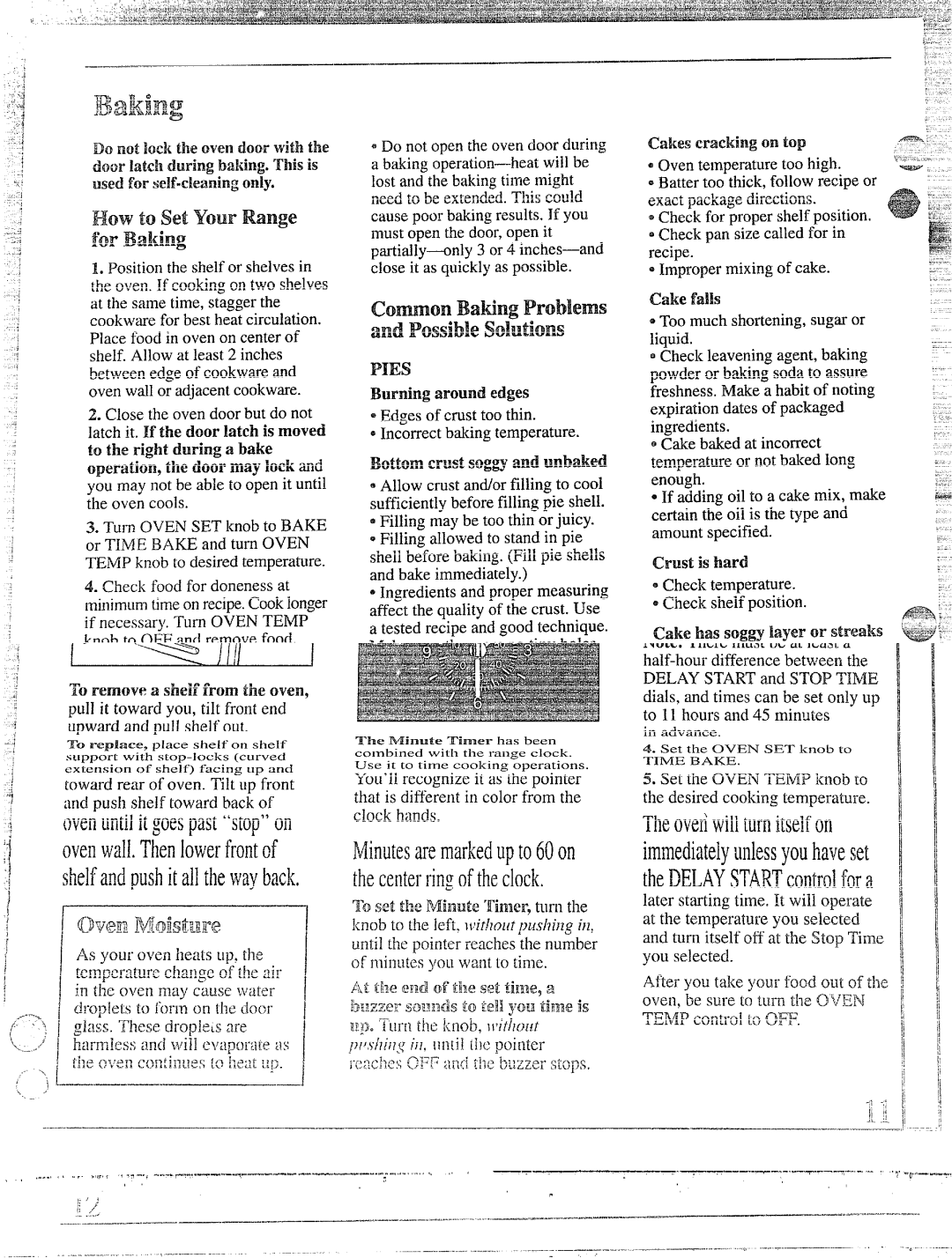 Hotpoint RGB745GER, RGB744GER installation instructions Preheating, How tosetYourRange forBaIiiHg 