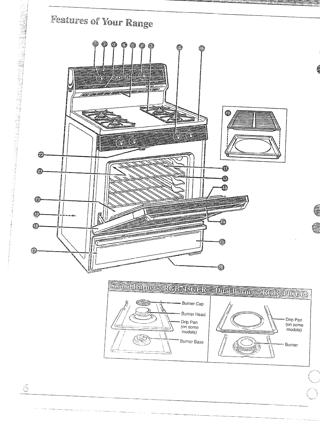 Hotpoint RGB745GER, RGB744GER installation instructions ’de’s 