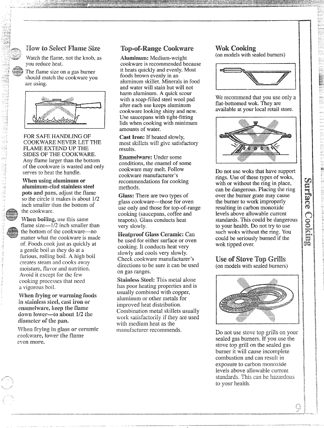 Hotpoint RGB744GER, RGB745GER installation instructions TapofRang@cookware, Wok CoQMng 