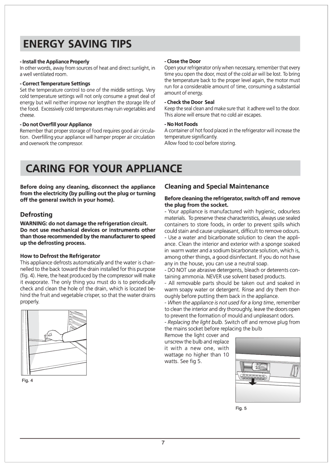 Hotpoint RLAV21P manual 