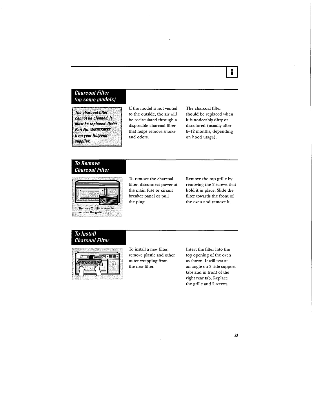 Hotpoint RVM1625 owner manual 