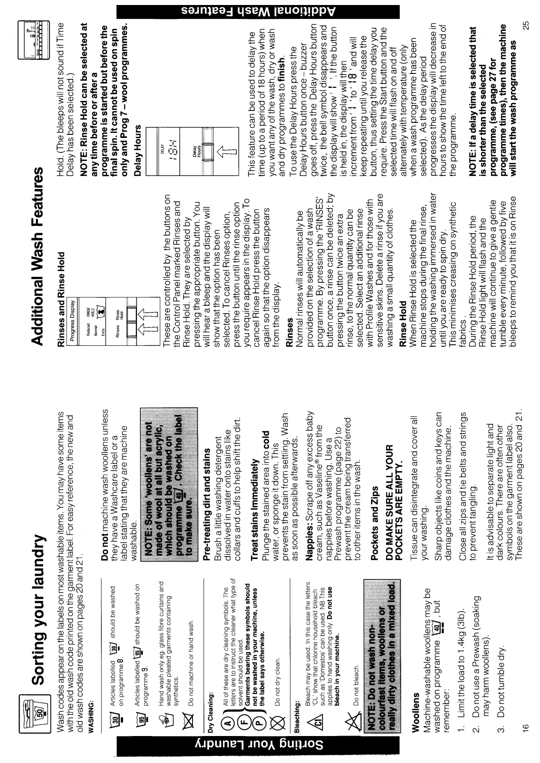 Hotpoint WD42 manual 