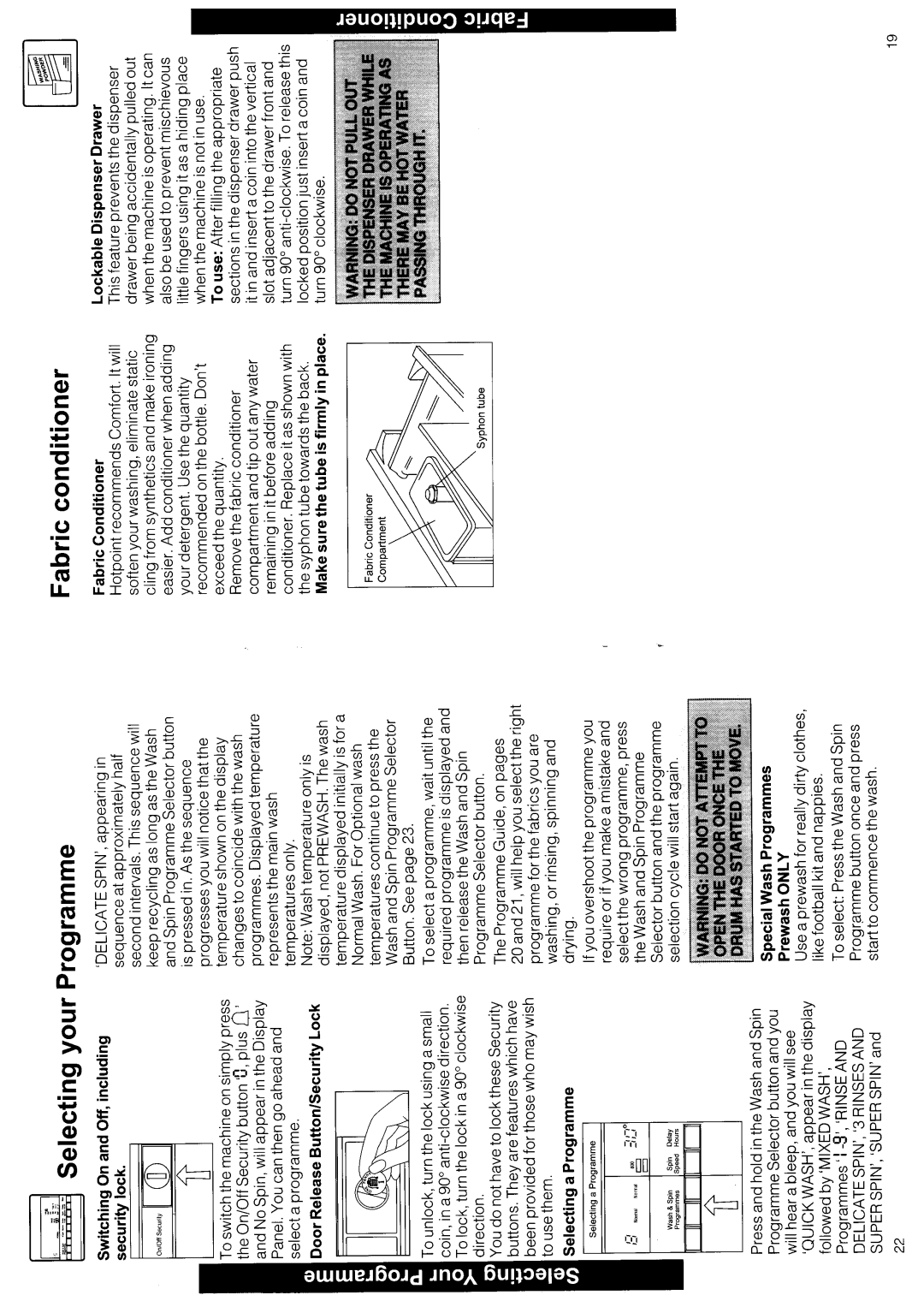 Hotpoint WD42 manual 