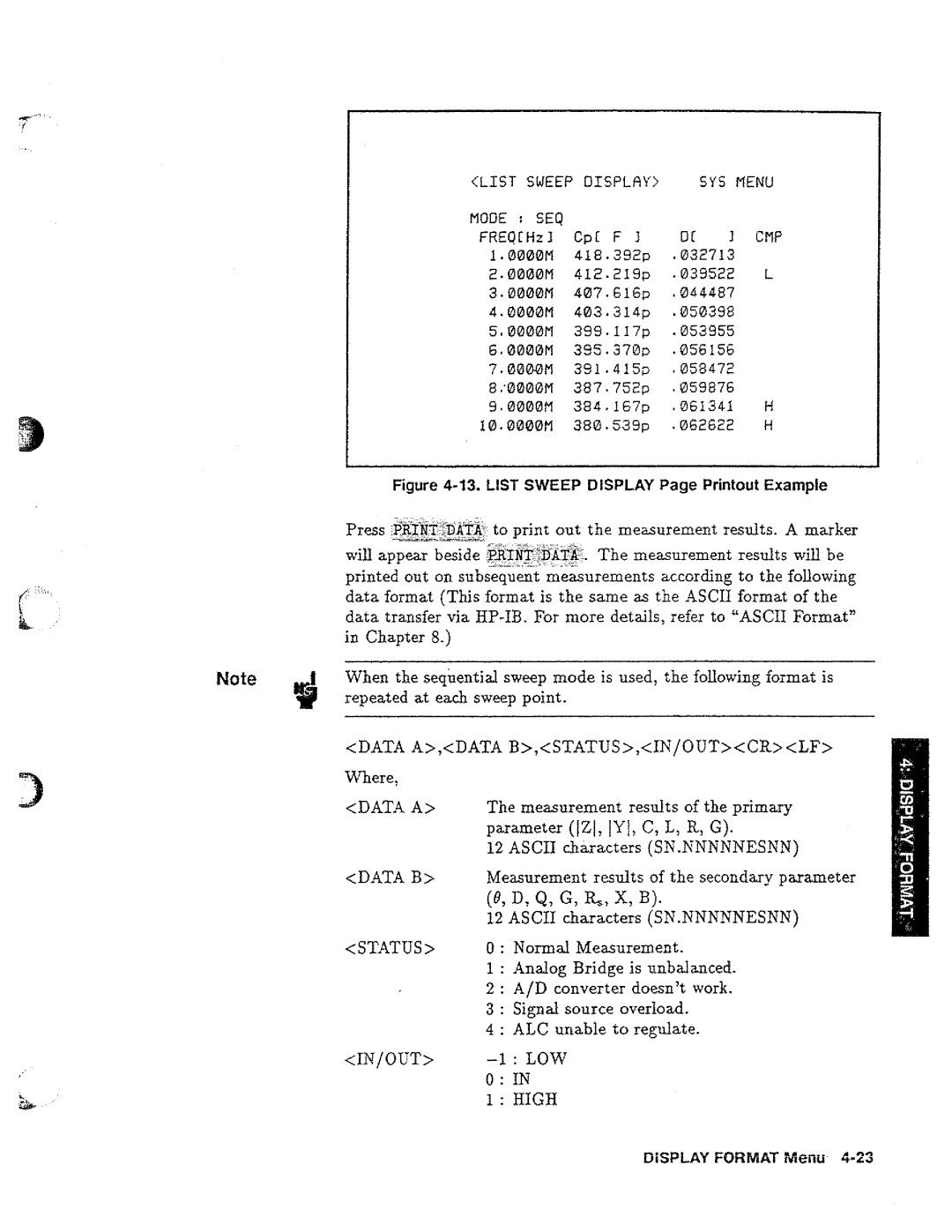 HP 04285-90010 manual 