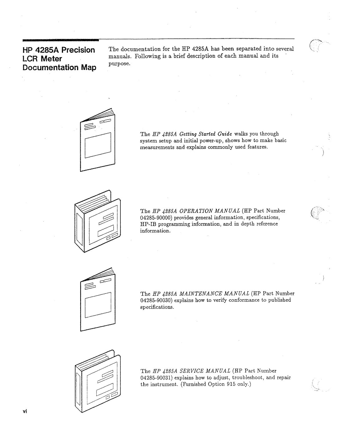 HP 04285-90010 manual 