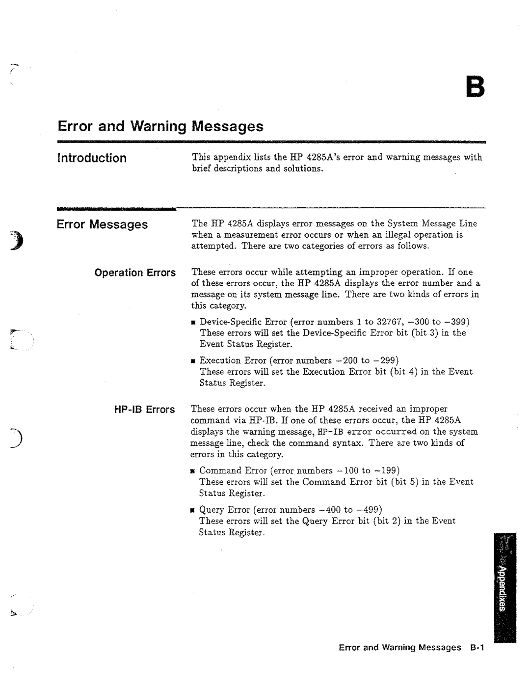 HP 04285-90010 manual 