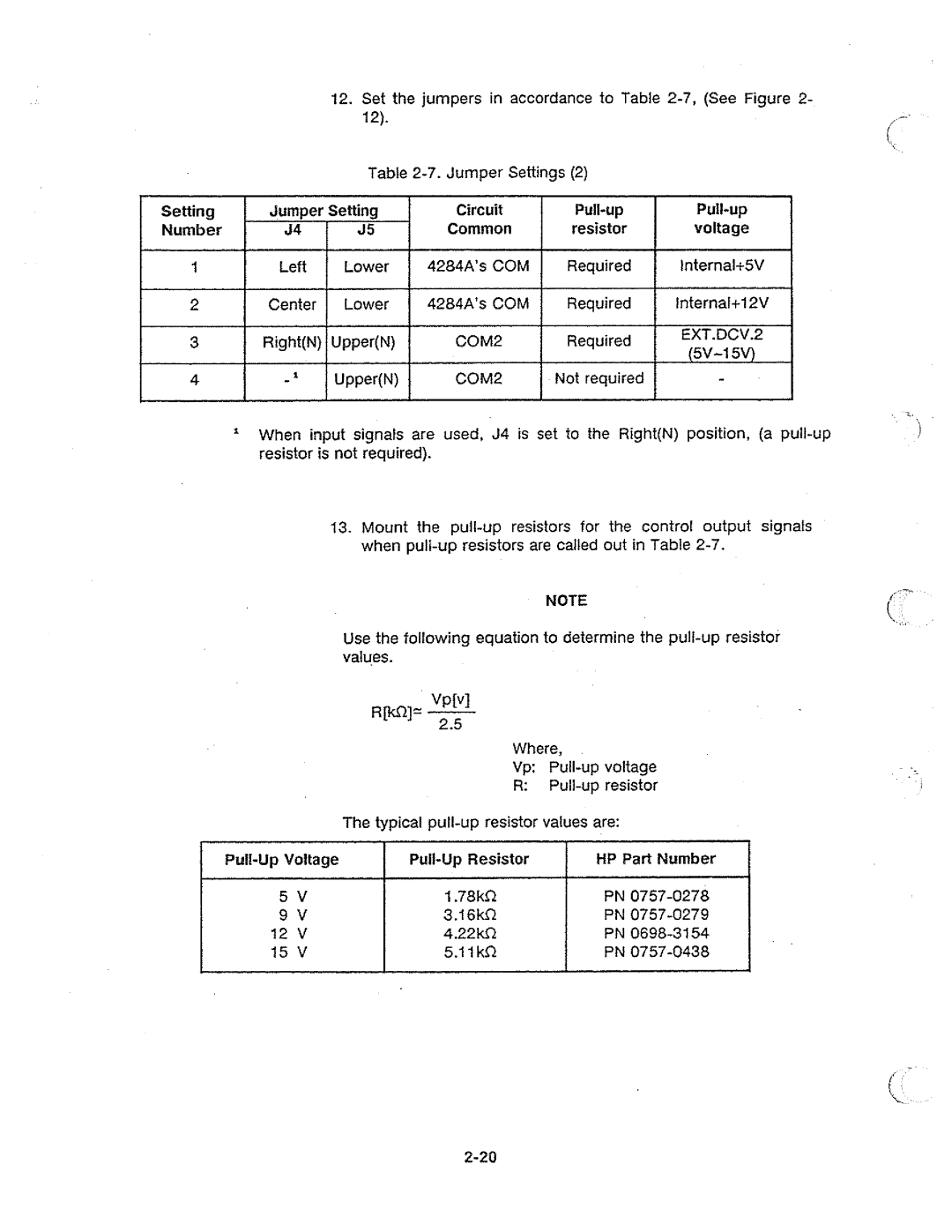 HP 04285-90010 manual 