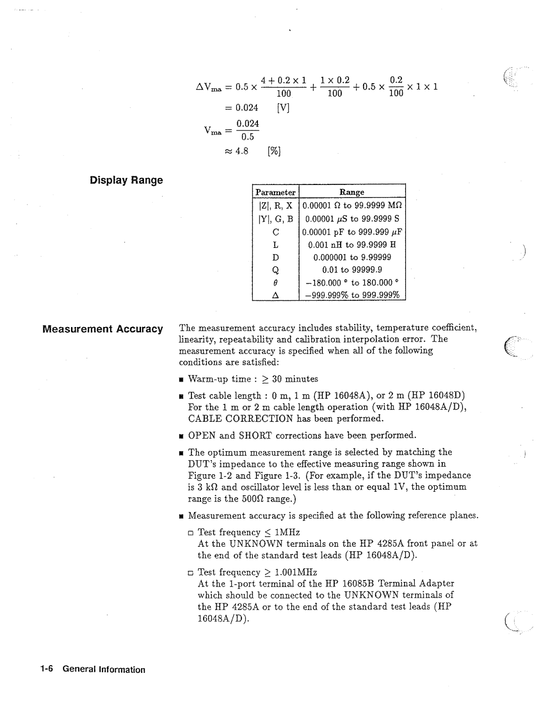 HP 04285-90010 manual 