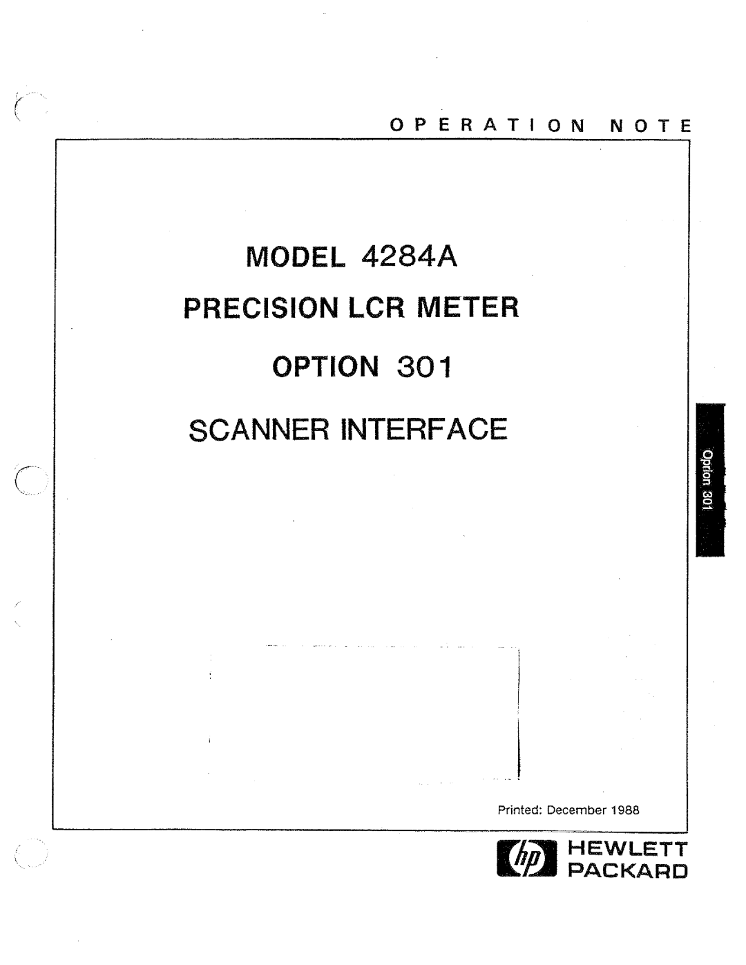 HP 04285-90010 manual 