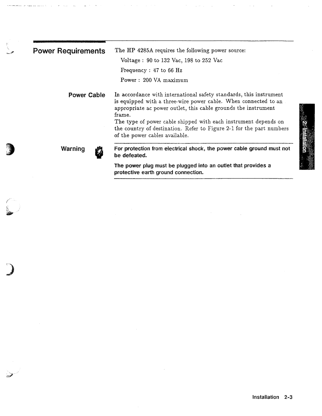 HP 04285-90010 manual 