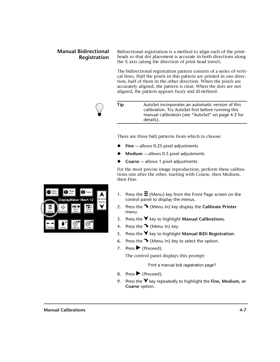 HP 0706124 REV B AutoSet incorporates an automatic version of this, Calibration. Try AutoSet first before running this 